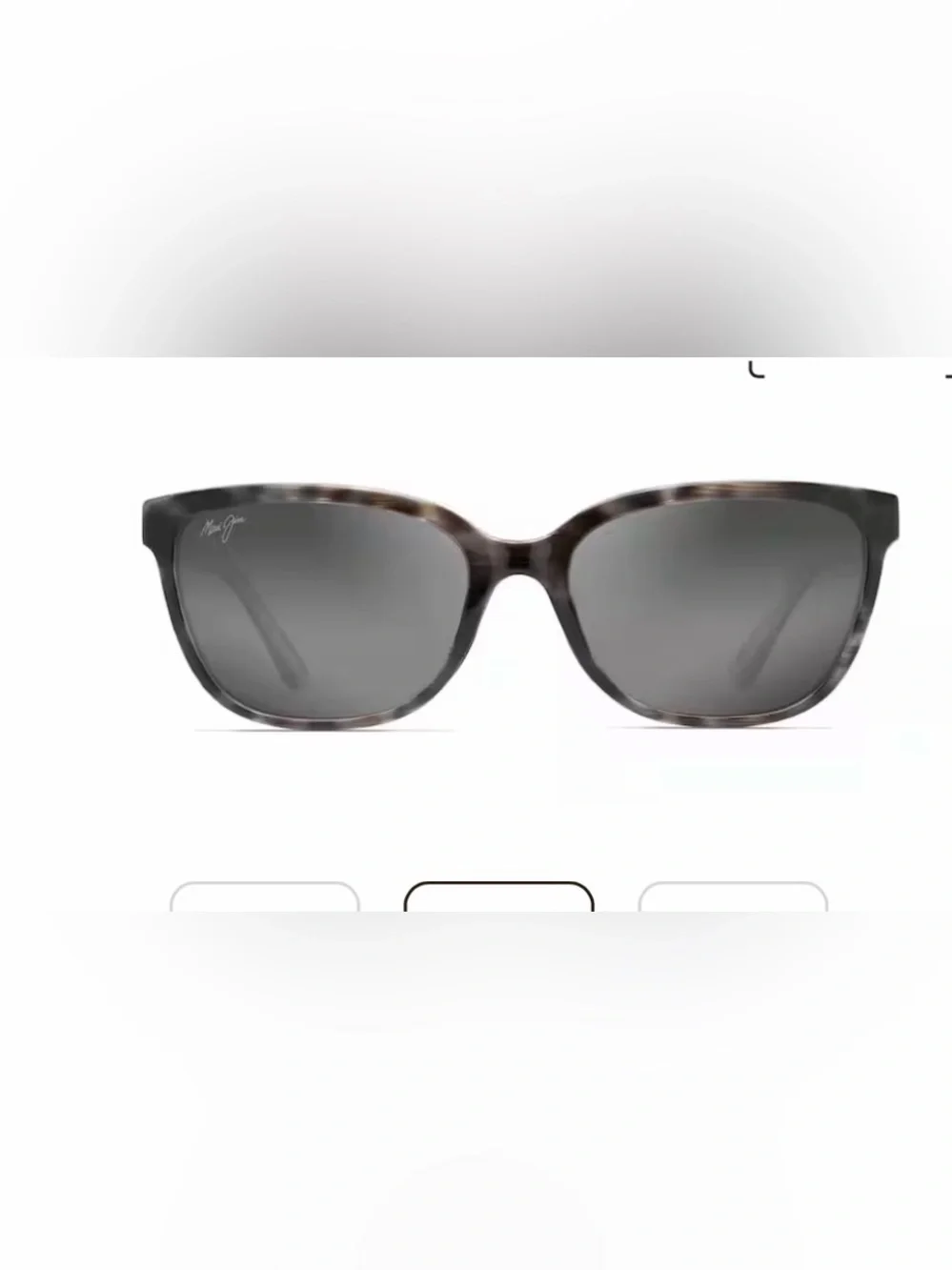 Maui Jim Honi Gray Tortoise Stripe Women’s Polarized Sunglasses